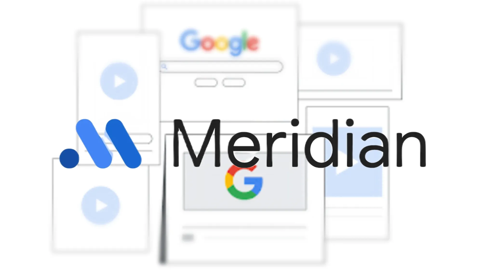 Google Meridian Dashboard